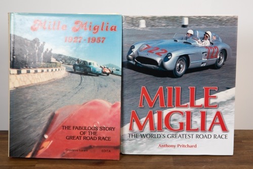 520 · MILLE MIGLIA: Two hardcover books relating to Mille Miglia