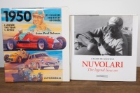 MOTORSPORTS: Two hardcover books relating to motorsports