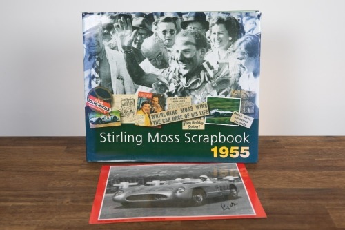 STIRLING MOSS: 'Stirling Moss Scrapbook 1955' by Stirling Moss & Philip Porter, hardcover, 2005