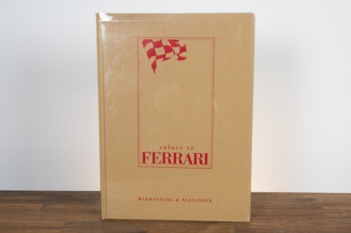 FERRARI: 'Salute to Ferrari' by Louis Klemantaski & Jesse Alexander, hardcover, 1994