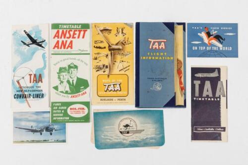 TAA: A collection of original period TAA pamphlets&rsquo;