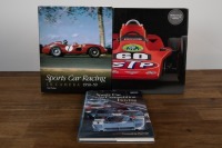 SPORTS CAR RACING: Three hardcover books relating to Sports Car Racing