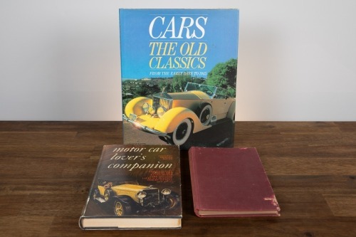 560 · CLASSIC CARS: Three hardcover books relating to the classic car era