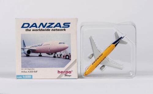 AIRBUS: A NOS 1:500 scale Herpa wings Airbus A300-B4F Danzas