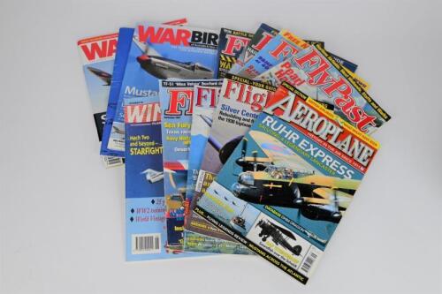 AVIATION MAGAZINES: A group of aviation magazines. Flightpath,Flypast, Warbirds, Wingspan issues