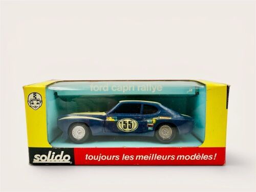 FORD CAPRI: A 1:43 scale model by Solido of the Ford Capri Rallye with original packaging [Location: Sydney]