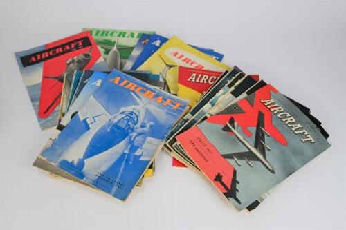 AIRCRAFT MAGAZINE: A collection of 1950's 'Aircraft' magazines