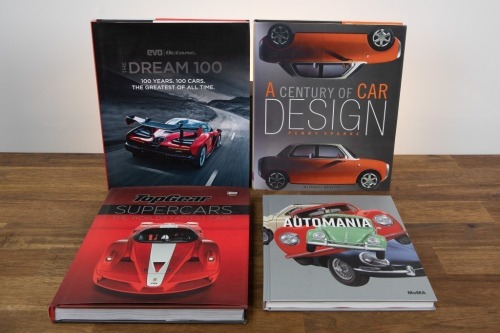 GENERAL MOTORING: Four hardcover books relating to supercars and motoring in general