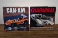 CAN AM: Two hardcover books relating to Can-Am