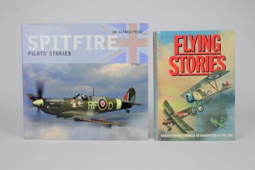 FLIGHT/PILOT STORIES: Two hardcover books detailing flying and piloting stories. 'SPITFIRE Pilots' Stories' by Dr Alfred Price
