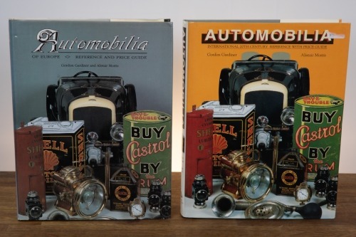 AUTOMOBILIA: Two hardcover books relating to automobilia