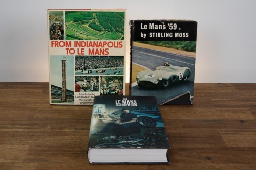 LE MANS: Three hardcover books relating to Le Mans