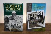 EOIN YOUNG: Two hardcover books relating to racing writer Eoin Young