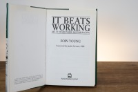 EOIN YOUNG: Two hardcover books relating to racing writer Eoin Young - 4