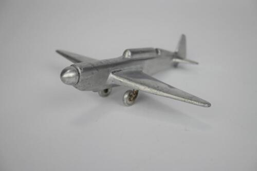 PLANE DESK PIECE: A circa 1940's aluminium aeroplane. Possible desk piece