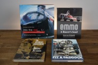 MOTOR RACING: Four hardcover books relating to motor racing