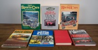 RACING CARS: A group of seven hardcover books relating to racing cars