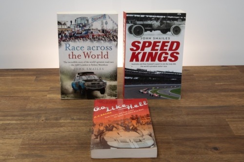 MOTOR RACING: Three softcover books relating to motor racing