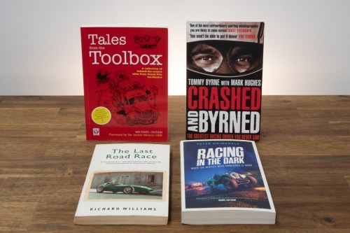 MOTOR RACING: Four softcover books relating to motor racing