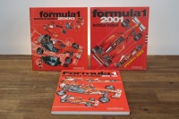 FORMULA ONE: Three softcover editions of 'Formula 1 - Technical Analysis' by Giorgio Piola, includes editions 2000, 2001 & 2003/04