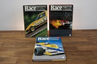 RACEYEAR: Three hardcover copies of 'Raceyear', includes editions 1983, 1984 & 1985