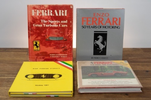 FERRARI: Four hardcover books relating to Ferrari