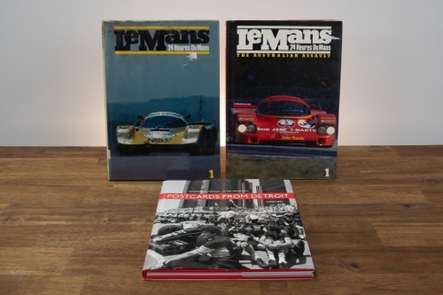 MOTORSPORT: Three hardcover books relating to motorsports