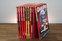 GRAND PRIX: Nine hardcover editions of 'Grand Prix - World Formula One Championship' by Nigel Roebuck & John Townsend