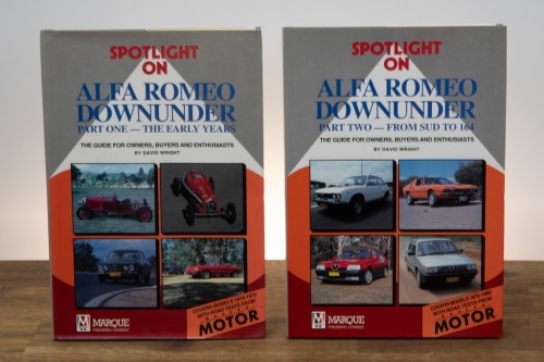 631 · ALFA ROMEO: Two hardcover editions of 'Alfa Romeo Downunder - The Guide for Owners, Buyers & Enthusiasts' by David Wright