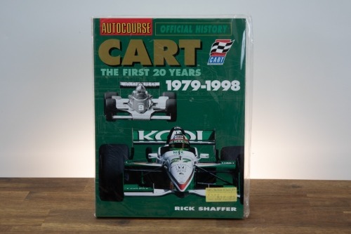 CART RACING: 'CART - The First 20 Years 1979-1998' by Rick Shaffer, still sealed hardcover, 1999