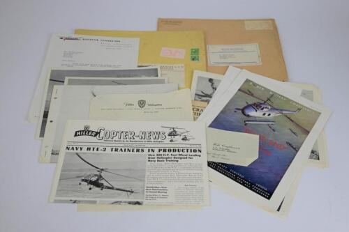 HELICOPTERS: An assortment of helicopter publications. Hiller, Piarsecki, Westland helicopter publications