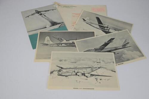 BOEING: A set of 1950's Boeing data sheets