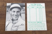 BP / COR Eleven original 1950s / 60s BP / COR 'Record of Holiday Motoring' double sided cards featuring Donald Campbell and Stirling Moss - 2