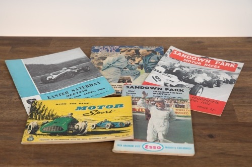 AUSTRALIAN RACING: A group of five mostly Australian motor racing items from the 1960s
