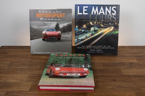MOTORING: Three hardcover books relating to general motoring & motorsports