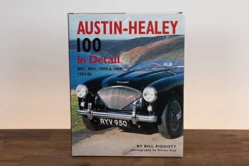 AUSTIN-HEALEY: 'Austin-Healey 100 In Detail - BN1, BN2, 100M & 100S 1953-56' by Bill Piggott, hardcover, 2005