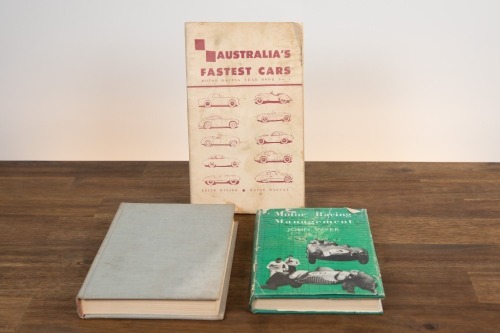 MOTORING: Three hardcover books relating to general motoring