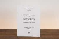 ROB WALKER: 'Rob Walker' by Michael Cooper-Evans' hardcover, 1993 - 5