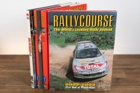 RALLYCOURSE: Four hardcover editions of 'Rallycourse' year books
