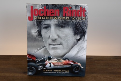 RINDT: 'Jochen Rindt - Uncrowned King' by David Tremayne, hardcover, 2010