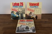 RACING CARS: Three hardcover editions of 'A Technical Appraisal' series