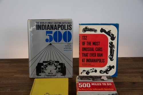 INDY 500: Four hardcover books relating to the Indianapolis 500