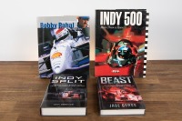INDYCAR: Four hardcover books relating to Indycar