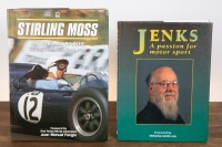 MOSS / JENKINSON: Two hardcover books relating to Stirling Moss & Denis Jenkinson