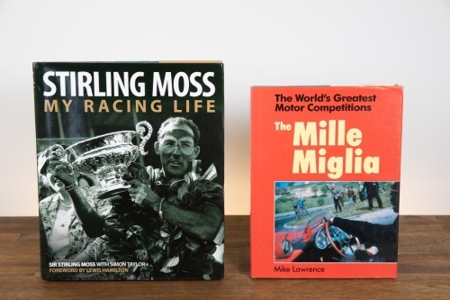 733 · STIRLING MOSS: Two hardcover books relating to Stirling Moss