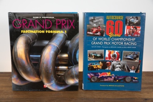 GRAND PRIX: Two hardcover books relating to Grand Prix