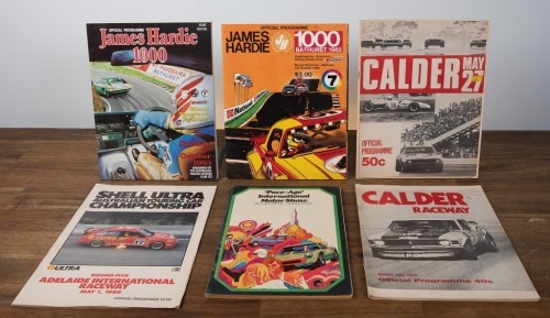 PROGRAMMES: A group of six programmes from Australian race events & shows