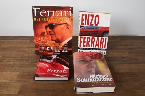 FERRARI: Four hardcover books relating to Ferrari