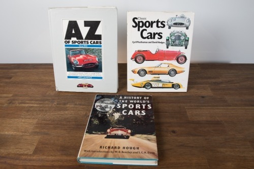 SPORTS CARS: Three hardcover books relating to sports cars