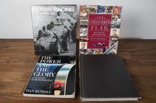 MOTOR RACING: Four hardcover books relating to motor racing